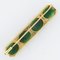 French Jade, Cultured Pearls and 18 Karat Yellow Gold Brooch, 1930s 12
