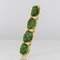 French Jade, Cultured Pearls and 18 Karat Yellow Gold Brooch, 1930s 3