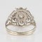 Bague Diamants et Fil d'Or Blanc 18 Carats, France, 1960s 13