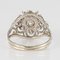 French Diamonds and 18 Karat White Gold Thread Ring, 1960s 13