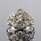 Anello in oro bianco a 18 carati e diamanti, Francia, anni '60, Immagine 10