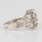 Anello in oro bianco a 18 carati e diamanti, Francia, anni '60, Immagine 12