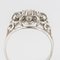 Anello in oro bianco a 18 carati e diamanti, Francia, anni '60, Immagine 11