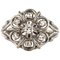 Anello in oro bianco a 18 carati e diamanti, Francia, anni '60, Immagine 1