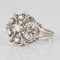Anello in oro bianco a 18 carati e diamanti, Francia, anni '60, Immagine 3