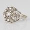 French Diamonds and 18 Karat White Gold Thread Ring, 1960s, Image 3