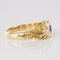 20th Century Sapphire, Diamonds and 18 Karat Yellow Gold Garter Ring, Image 9
