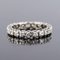 1.25 Carat Diamonds and 18 Karat White Gold Wedding Ring, Image 5