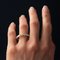 1.49 Carat Diamond and 18 Karat Yellow Gold Wedding Band Ring 6