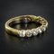 1.49 Carat Diamond and 18 Karat Yellow Gold Wedding Band Ring 16