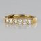 1.49 Carat Diamond and 18 Karat Yellow Gold Wedding Band Ring, Image 3