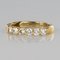 1.49 Carat Diamond and 18 Karat Yellow Gold Wedding Band Ring, Immagine 3