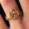 French 19th Century 18 Karat Rose Gold Sentimental Ring 4