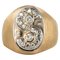 S Shape Diamond Signet Ring, 1950s, Image 1