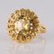 French Yellow-Green Color Change and Tourmaline Yellow Gold Cocktail Ring, Imagen 4