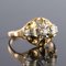 Diamond and 18 Karat Yellow Gold Ring, 1940s 4