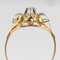 Diamond and 18 Karat Yellow Gold Ring, 1940s, Immagine 7