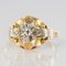 Diamond and 18 Karat Yellow Gold Ring, 1940s 6