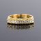 Diamonds and 18 Karat Yellow Gold Garter Ring, Image 3