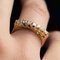 Diamonds and 18 Karat Yellow Gold Garter Ring, Image 8