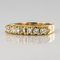 Diamonds and 18 Karat Yellow Gold Garter Ring 6