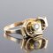 Diamond and 18 Karat Yellow Gold Knot Ring, 1950s, Image 4