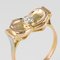 Ring aus 18 Karat Gelbgold mit Diamanten und Knoten, 1950er 8