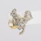 20th Century Rabbit and Rooster Diamonds Stud Earrings, Set of 2 5