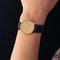 Etrena 18 Karat Yellow Gold and Leather Watch, 1960s, Imagen 11