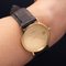 Etrena 18 Karat Yellow Gold and Leather Watch, 1960s 5