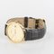Etrena 18 Karat Yellow Gold and Leather Watch, 1960s 7