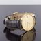 Etrena 18 Karat Yellow Gold and Leather Watch, 1960s, Imagen 3