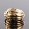 Asymmetric 18 Karat Yellow Gold Tank Ring, 1940s 15