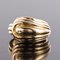 Asymmetric 18 Karat Yellow Gold Tank Ring, 1940s, Immagine 15