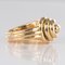 Asymmetric 18 Karat Yellow Gold Tank Ring, 1940s, Immagine 12