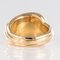 Asymmetric 18 Karat Yellow Gold Tank Ring, 1940s, Imagen 16