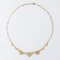 20th Century 18 Karat Yellow Gold Filigree Collar Necklace, Immagine 7