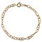 18 Karat Yellow Gold and Navy Link Curb Bracelet, Imagen 1