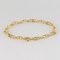 18 Karat Yellow Gold and Navy Link Curb Bracelet, Immagine 6