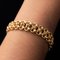 19th Century French Chiseled 18 Karat Yellow Gold Bracelet 6