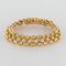 19th Century French Chiseled 18 Karat Yellow Gold Bracelet 12