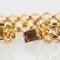 19th Century French Chiseled 18 Karat Yellow Gold Bracelet 15