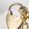 19th Century 18 Karat Yellow Gold Chiseled Chain and Heart-Shaped Padlock Necklace 13