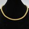 French 18 Karats Yellow Gold Tubogas Necklace, 1950s, Imagen 4