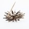French 19th Century Diamonds and 18 Karat Yellow Gold Silver Snowflake Brooch 7