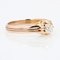 French 19th Century Diamond and 18 Karat Rose Gold Solitaire Ring 7