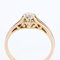 French 19th Century Diamond and 18 Karat Rose Gold Solitaire Ring 8