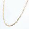 French 18 Karat Rose Gold Convict Link Chain, 1960s 4