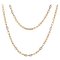 French 18 Karat Rose Gold Convict Link Chain, 1960s 1