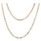 French 18 Karat Rose Gold Convict Link Chain, 1960s, Imagen 1